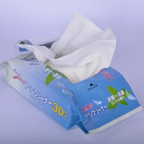 thick Japanese sanitary biodegradable toilet cleaning flushable wet wipes 30sheets/ pack x 1P