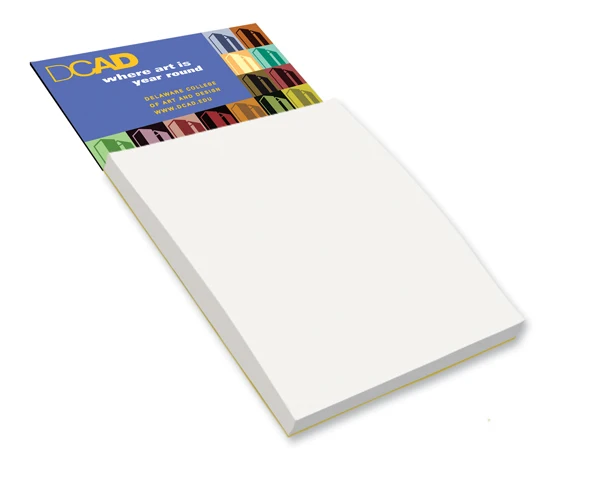 Self-Adhesive cute magnet memo notepads custom logo printed