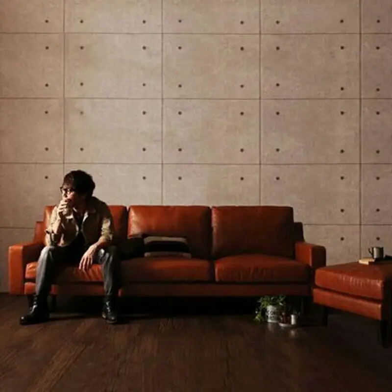 
Traditional Replica Designer Furniture Germany Living Room Leather Sofa 