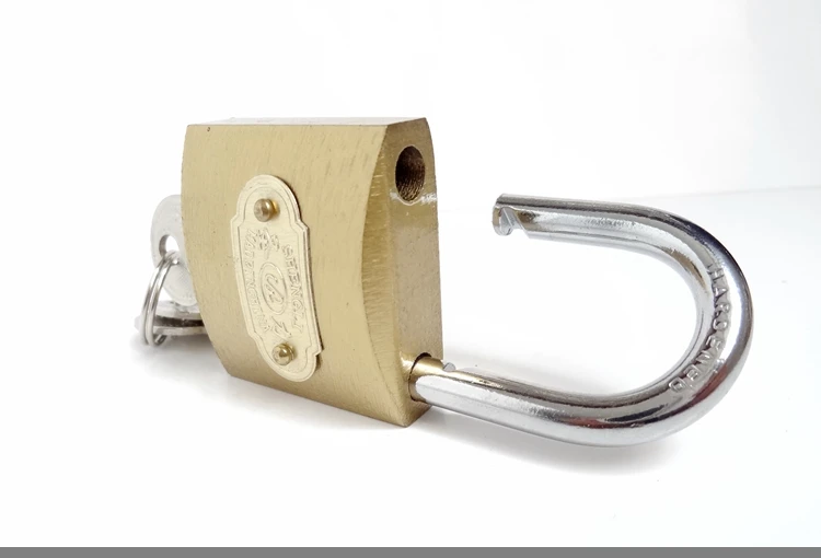 high quality imitate brass arc type padlock