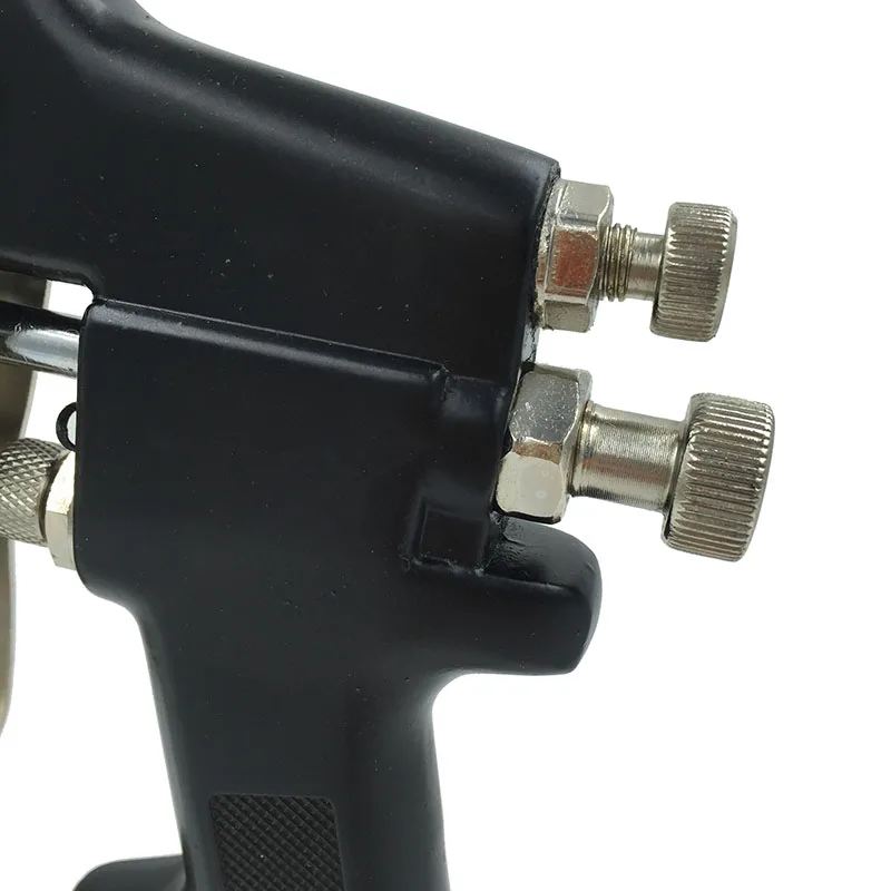 1182 car paint airbrush double nozzle 1.3 pneumatic powder coating silver chrome spray paint polyurethane foam sprayer