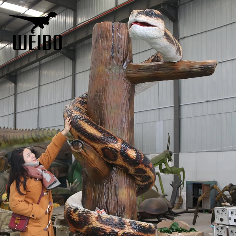 Remote control animatronic animal robot snake