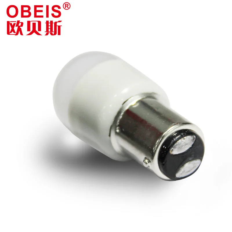 110V 220V B15 BA15D 0.5W cool white mini LED bulb light for car and sewing machine