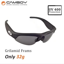 mini camera 720P140 Degree Wide Angle Lens UV400 protection Lightweight micro camara sunglasses camera