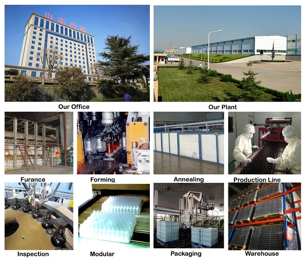 Clear Moulded Injection Glass Vials for Antibiotics ISO 20mm USP Type I/ II/ III