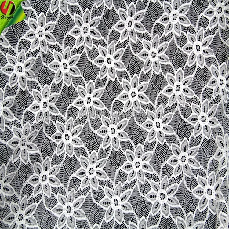 
Star Shape Wholesale Spandex And Lycra lace Fabric 