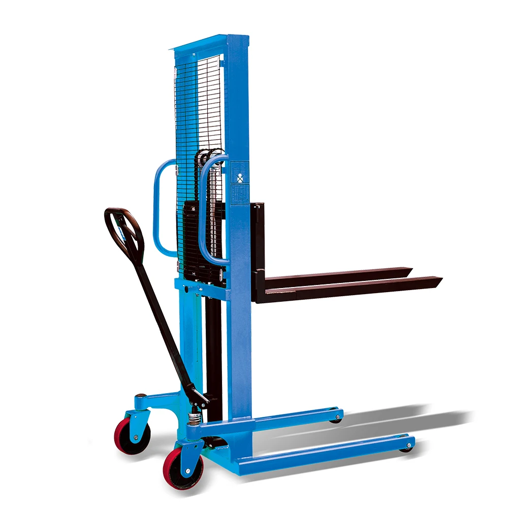 
manual hydraulic walk behind stacker truck 