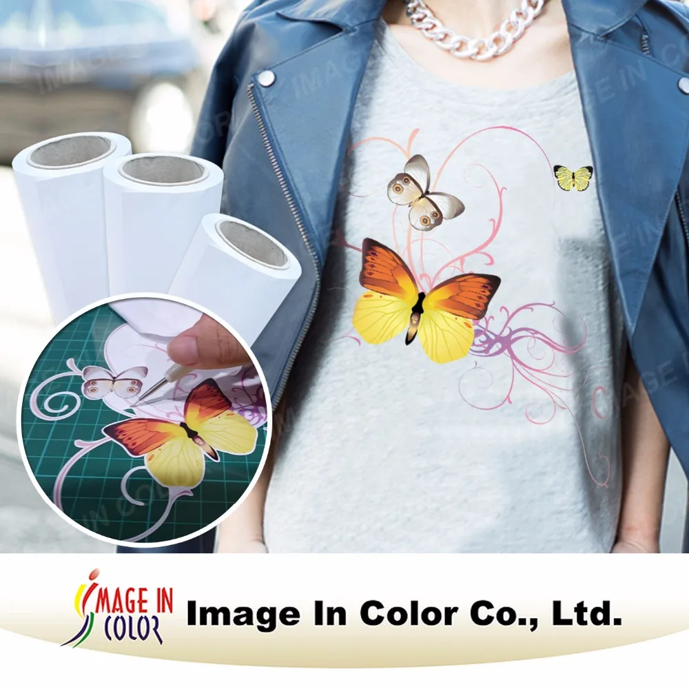 Clear matte eco solvent heat transfer paper