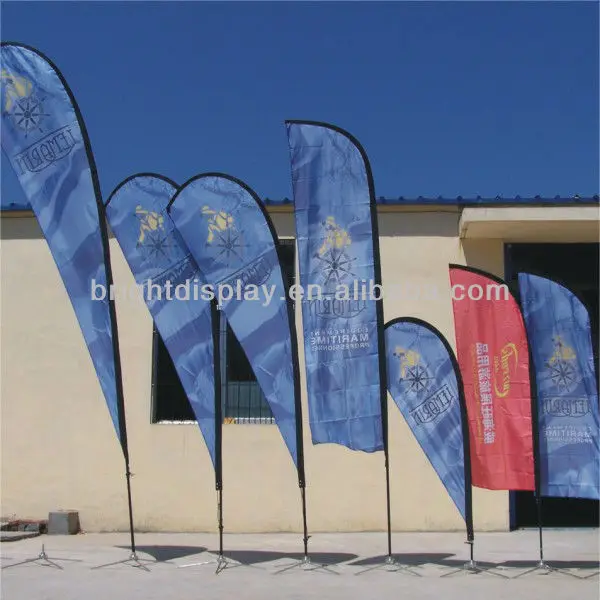 Наружная и внутренняя вращающаяся портативная напечатанная на заказ стойка для флага