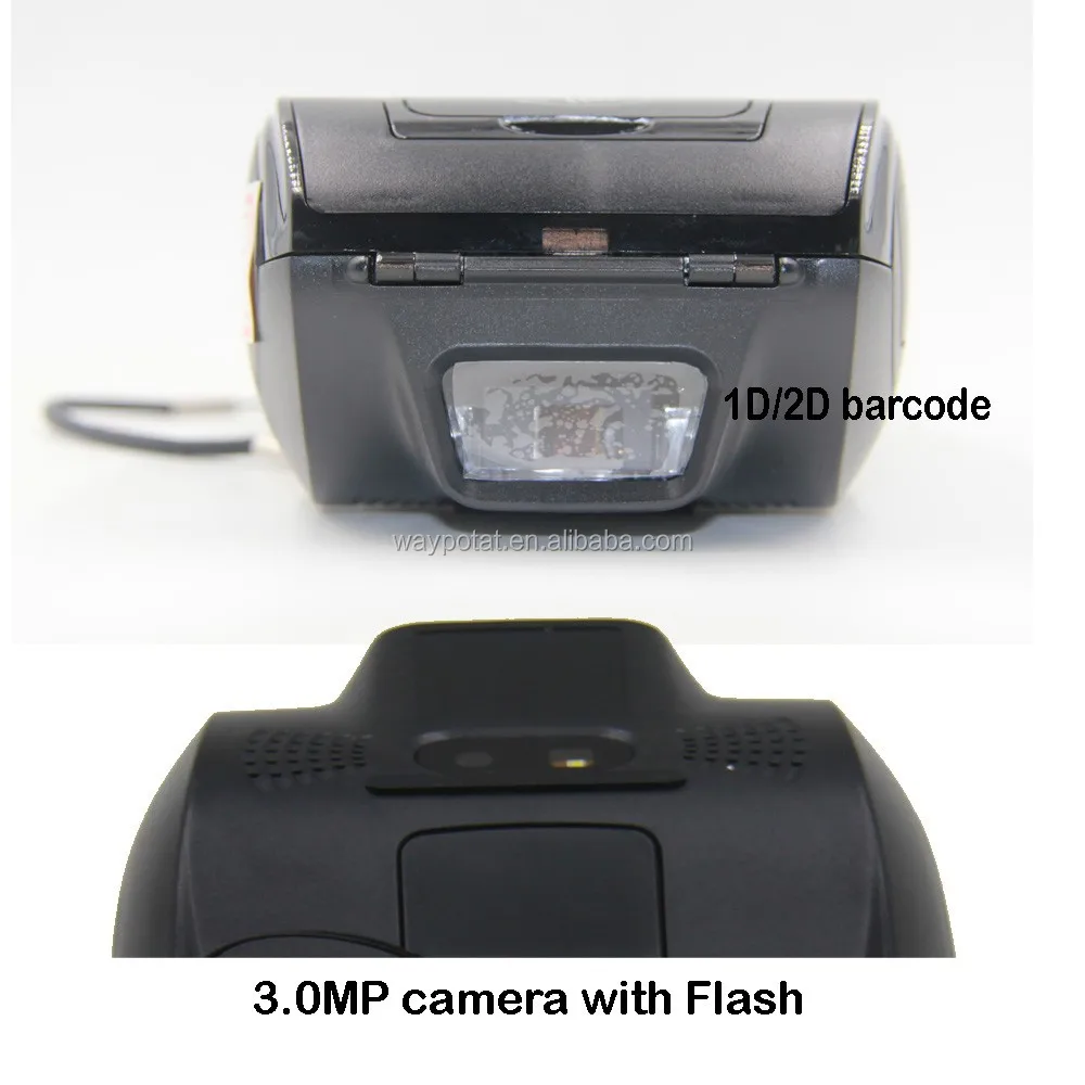 
WAYPOTAT handheld gprs pos with 1D/2D barcode and Windows ce OS free SDK vpos3396 