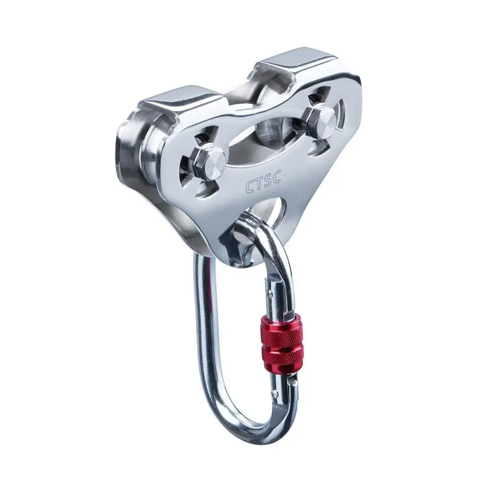 
ZipLine тележка Овальный Карабин Zipline шкив комплект для двора Zipline буксировочная оснастка и коммерческого назначения тележка на молнии 