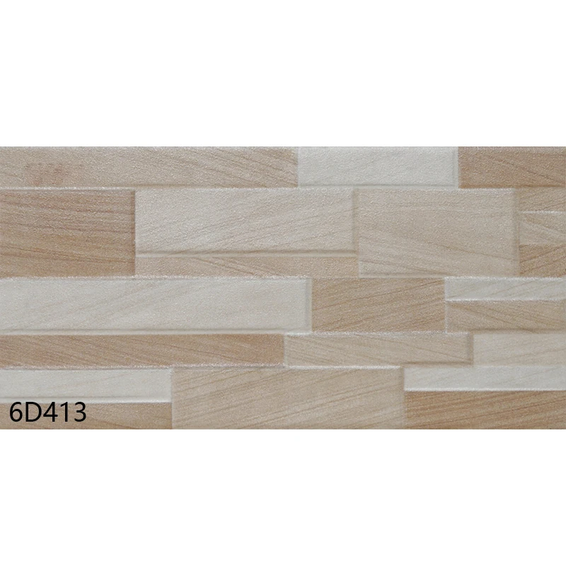 Colorful stone design porcelain rustic rock wall tiles 200x400mm