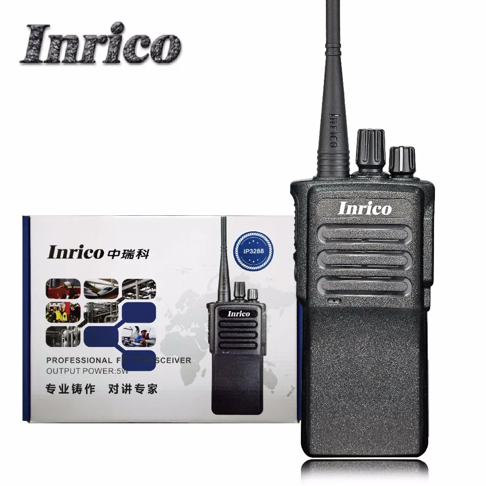 Высокочастотный полицейский Военный Мобильный приемопередатчик двусторонняя радиостанция Inrico IP3288