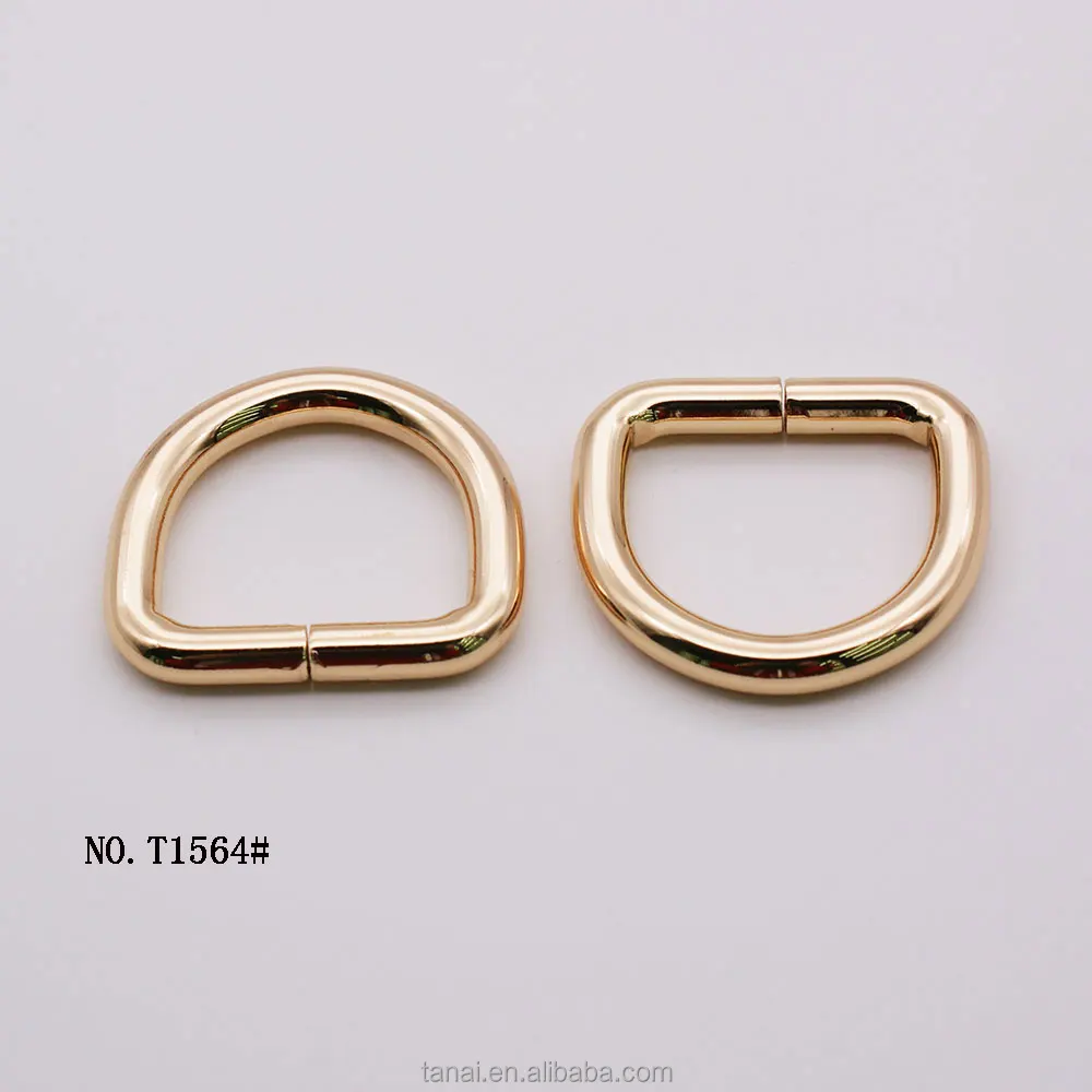 Attractive handbag hardware quick release bag buckle D ring buckle High-end custom bag hardware accessories