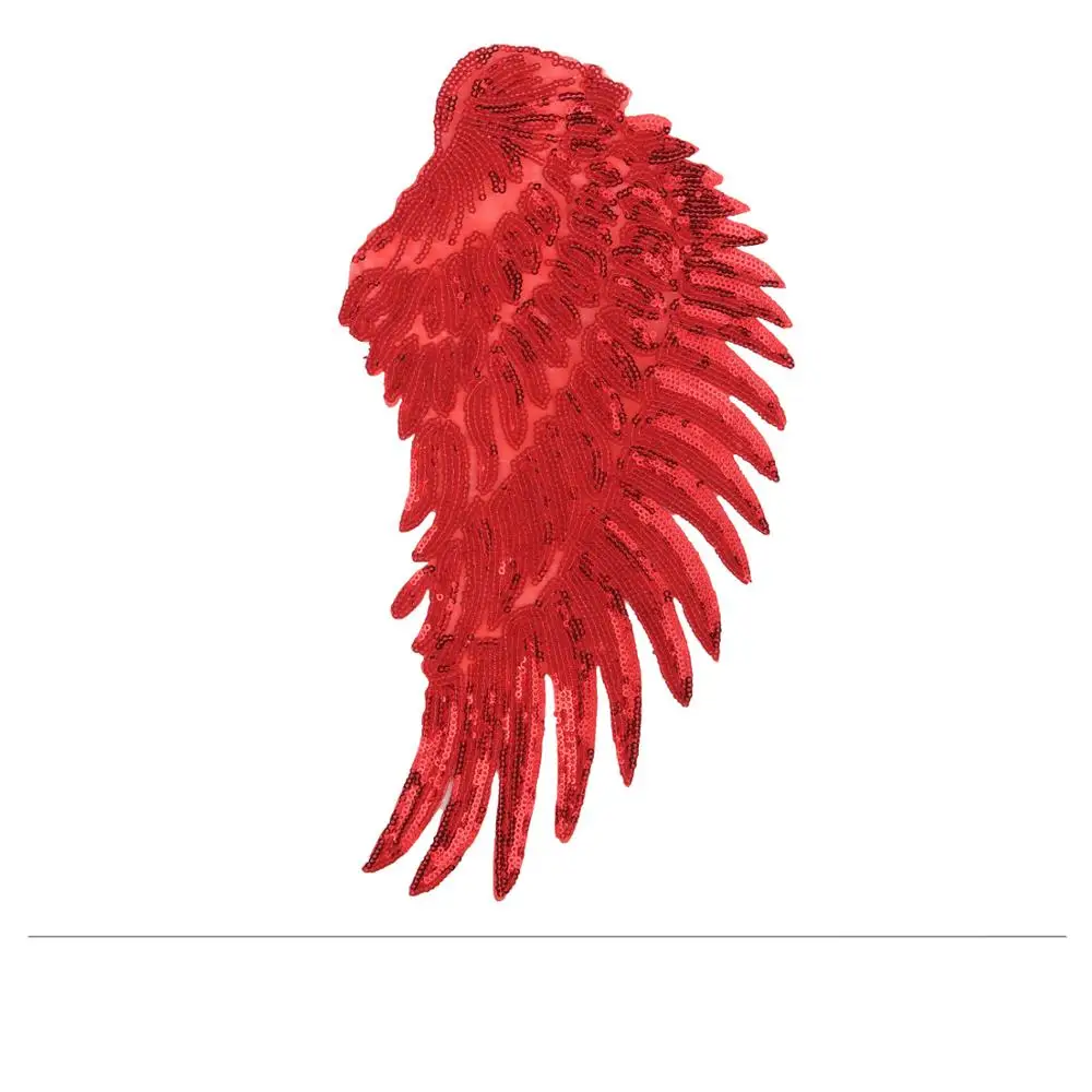 Embroidery Patch Sequin Angel Wings Patch