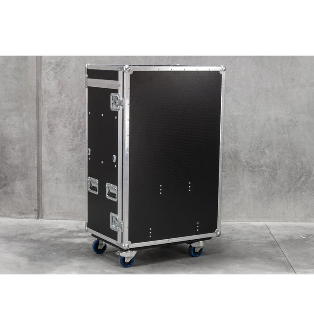 Fiasconite 5 drawers Work Station Flight Road Case with side table