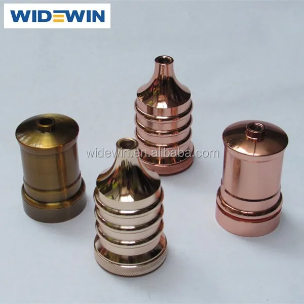 High Quality Vintage E27 Socket Aluminum Lamp Holder E27 Screw Type Light Bulb Socket