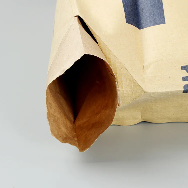 50kg 25kg block bottom valve pp with brown white kraft paper laminated bag for mortar Cement Putty Powder Adhesive