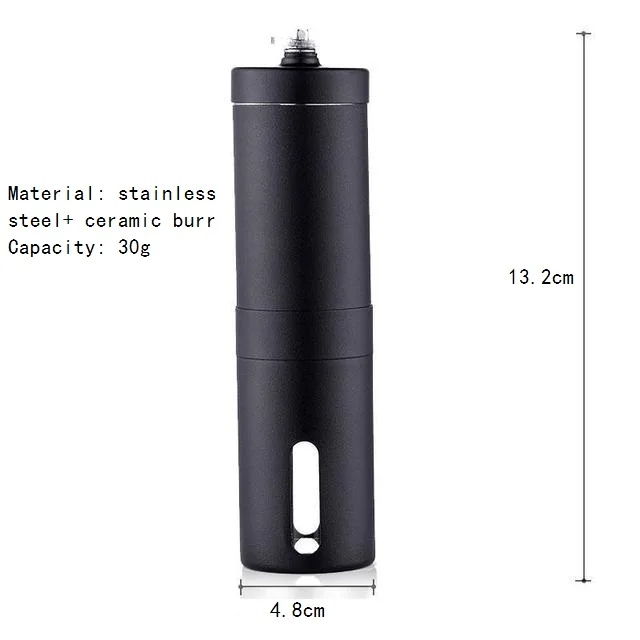 Wholesale oem Accept Stainless Steel Housing Ceramic Burr Manual Coffee Grinder