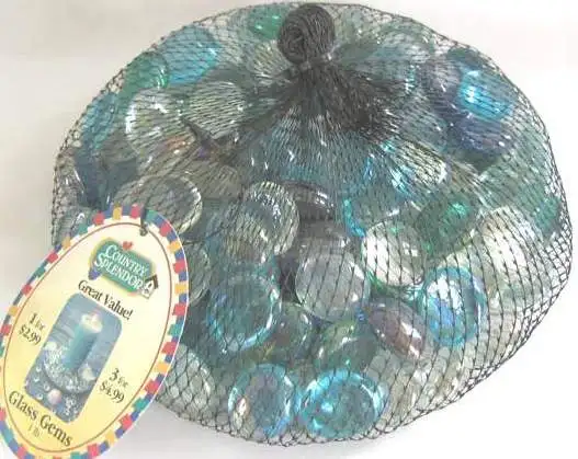 wholesale Flat Glass Marbles Gems Beads for vase filler