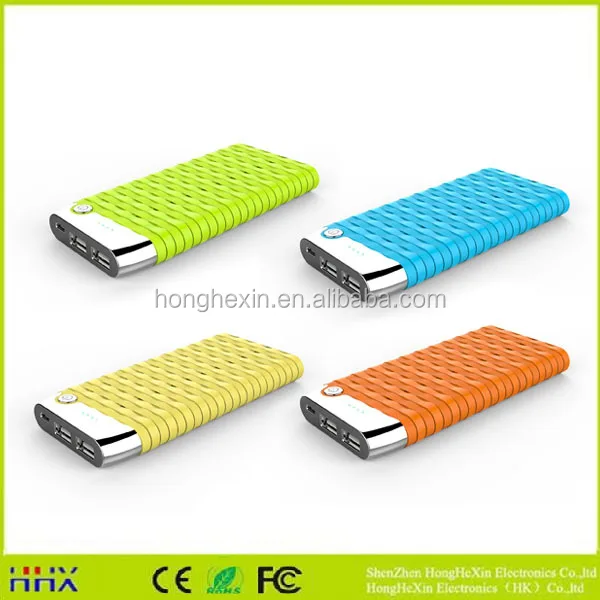 2015 последняя большая емкость 10000 мАч портативный зарядное устройство мобильного питания