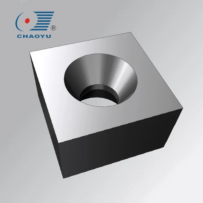 Durable 100*100*61 mm tungsten carbide tire shredder blades