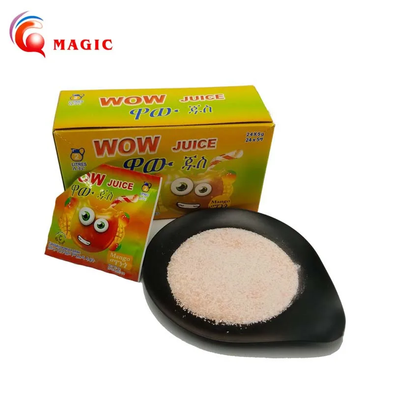 High quality mango flavor juice powder drink