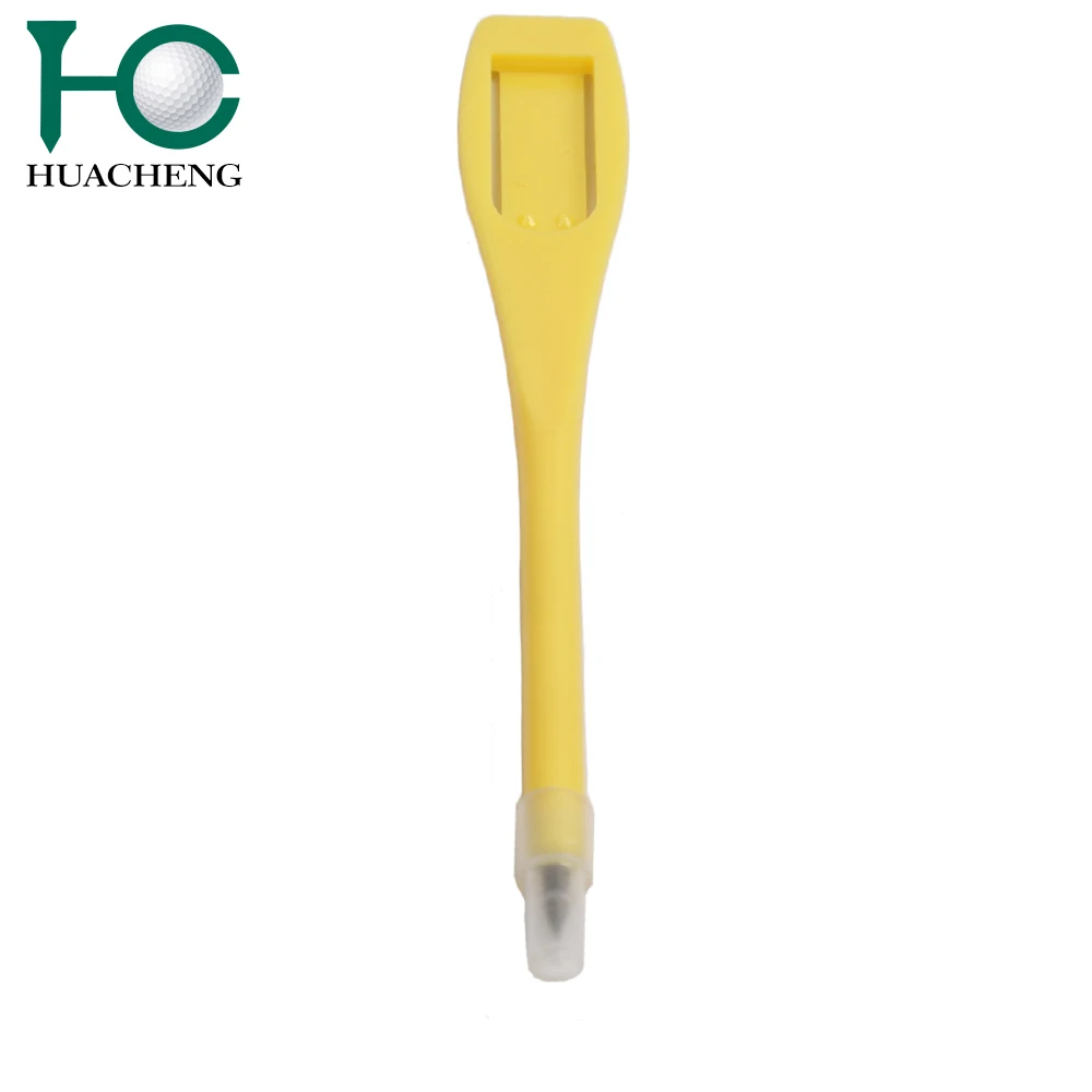
custom promotional high quality plastic golf pencil with cap 
