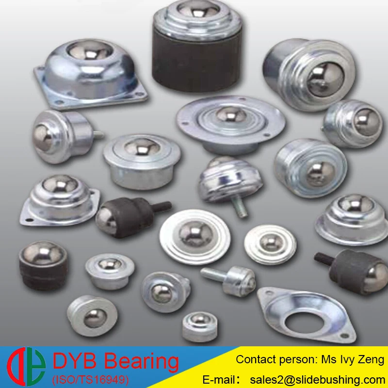 anti-roll bar bushing roller ball transfer unit / roller ball caster bearing / metal slide ball transfer bearing unit