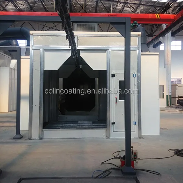 spray painting chamber used for wooden furnitures with manual coating line