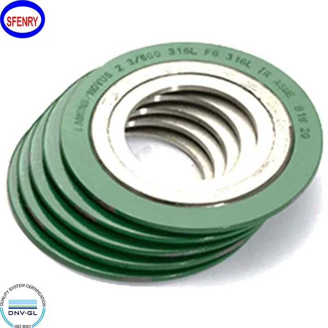 
Sfenry ASME B16.20 Metal CL150 CL300 CL600 CL900 Spiral Wound Gasket SS316L With Graphite Filler 