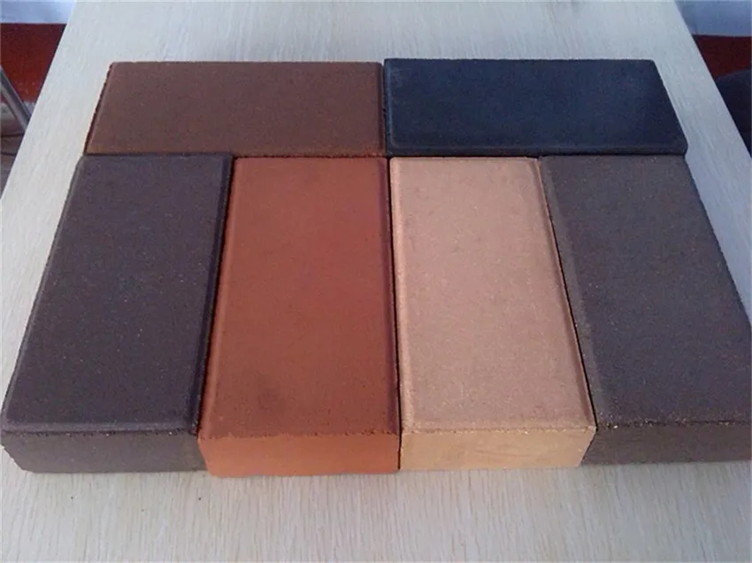 
Road pavement bricks, sidewalk clay bricks 