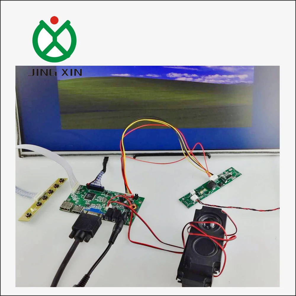 JX-P88DP LCD DP LVDS controller board 1920*1080p resolution  with VGA DP HD input suit for LVDS  screen  monitor