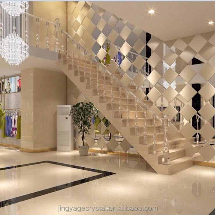 
crystal staircase railing 