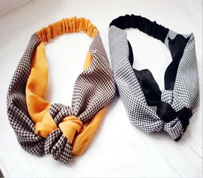 Модные украшения для волос осенняя двухцветная повязка в виде птицы