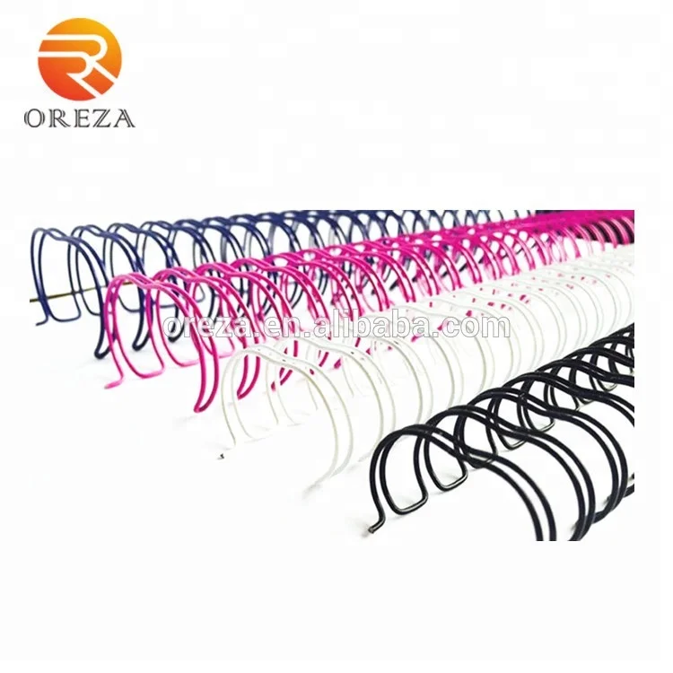 Office and school supplies double binding wire rings for books