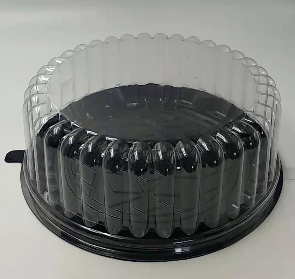 
disposable clear round PET/PVC/BOPS/PP plastic cake dome. 
