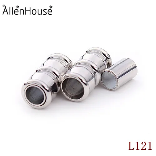 Quick Release Antique Copper Rope Bracelets End Cap,Metal Screw Clasps for Leather Cord Holder