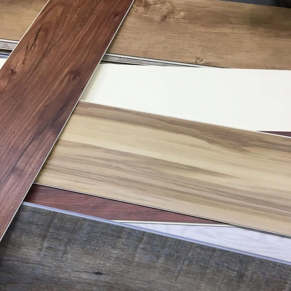 Self-Adhesive PVC Vinyl Floor Tiles / PVC Vinyl Flooring with Sticker