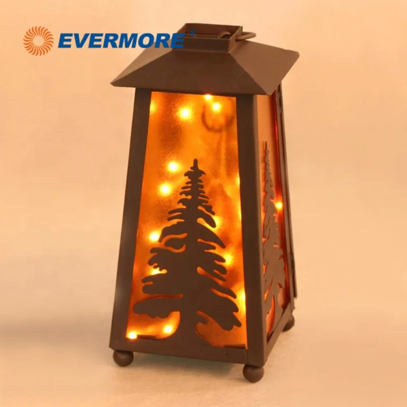 Evermore Wedding Decoration Christmas Candle Lantern Geometric Mini Metal Lantern Wedding Favors