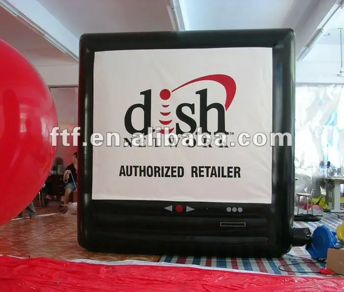 надувной рекламный щит реклама, экран фильма/наружная реклама надувной телевизор экран фильма