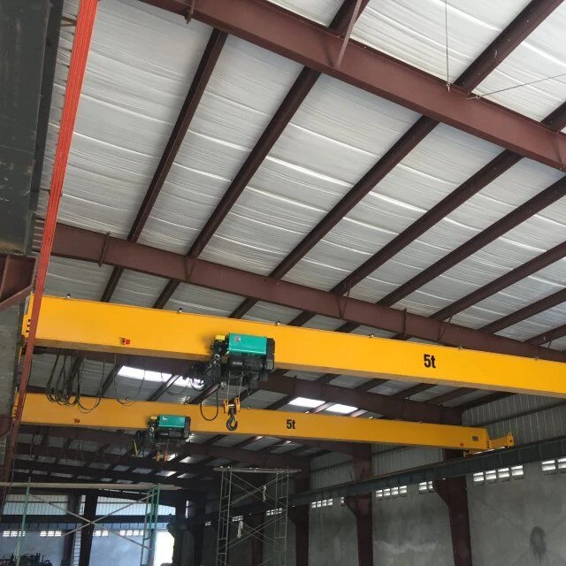 10 ton single beam overhead crane bridge crane with electric trolley