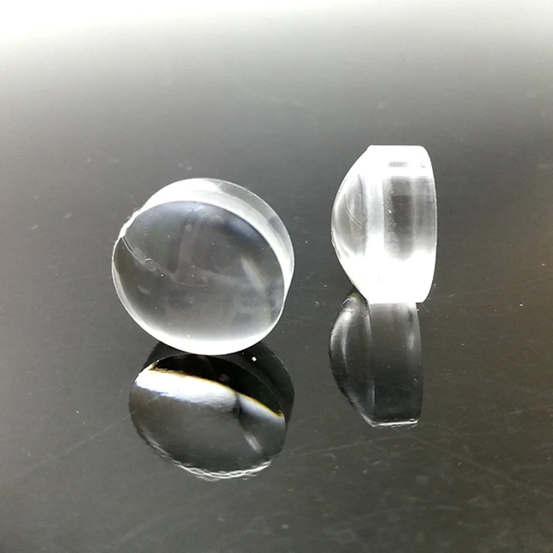Double convex lens diameter 10mm FL 10mm and 14mm for  LED lens