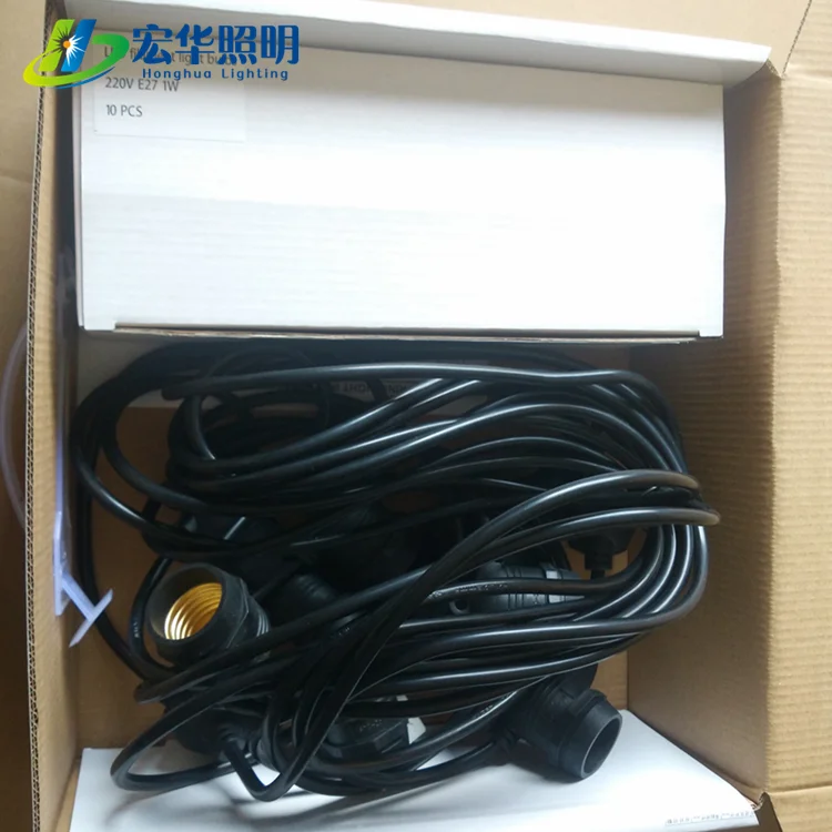 hot sale S14 G45 Glass Globe Lights E26 E27 String Connectable Festoon Outdoor Light