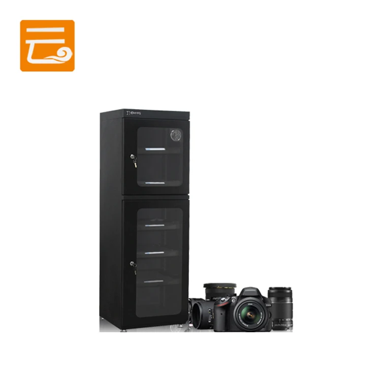 LCD Display Waterproof Humidity Control cd dvd Storage Cabinet