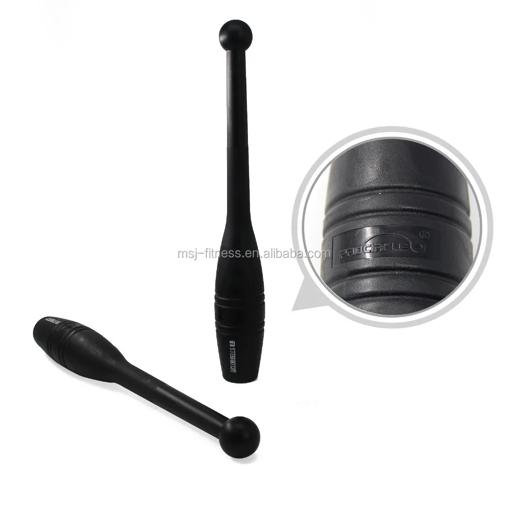China Gym Training Black Steel Indian Clubbell Maceball for Bodybuilding
