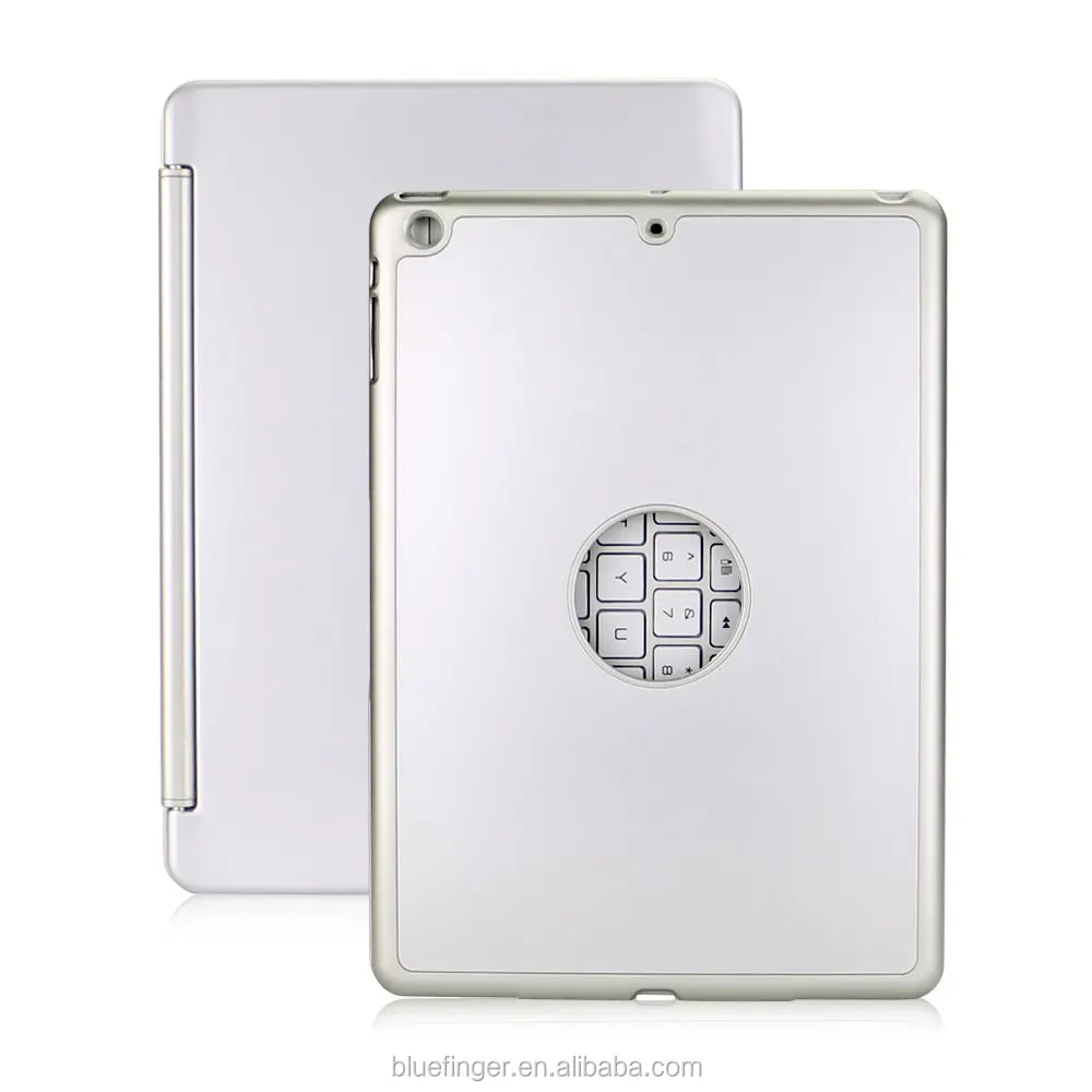 Bluefinger clamshell design Bluetoth keyboard for iPad with LED backlit keyss