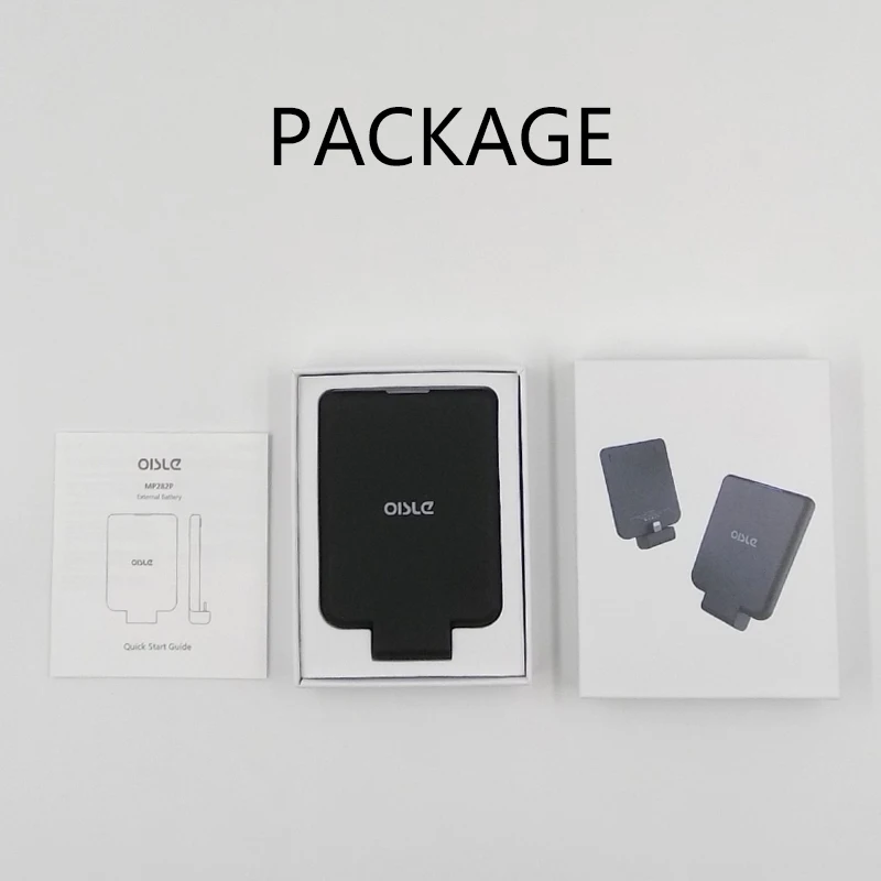 
OISLE Palm-sized LED Power Bank Charger Quick Charge External Battery Charger for iPhone/Samsung 