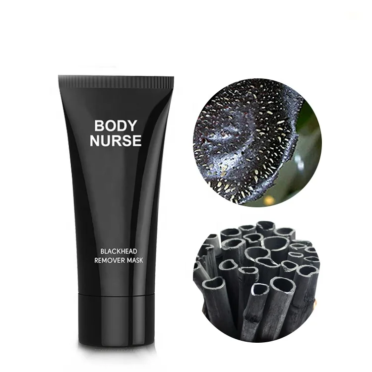 Private Label blackhead Peel Off Bamboo Charcoal Face Mask OEM Black Head removal peeling Mask