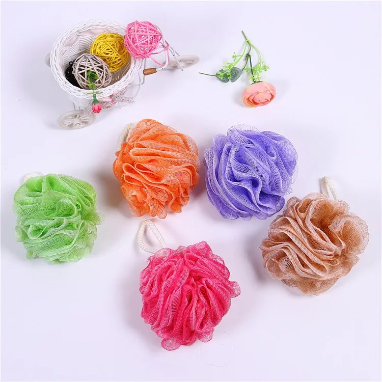 Высокое качество блестящий цвет натуральная люфта Мягкая сетчатая щетка для тела морская губка